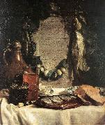 BRAY, Joseph de Still-life in Praise of the Pickled Herring df USA oil painting artist